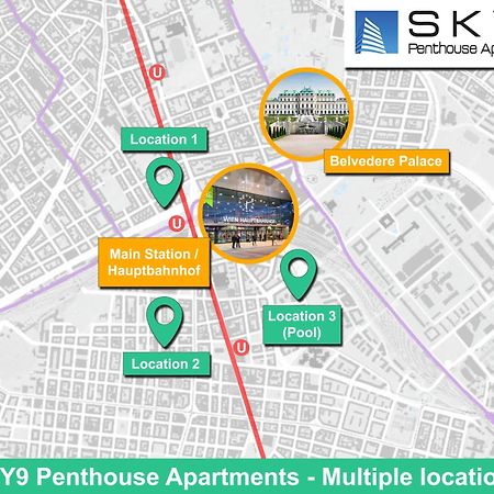 Sky9 Penthouse Apartments Βιέννη Εξωτερικό φωτογραφία